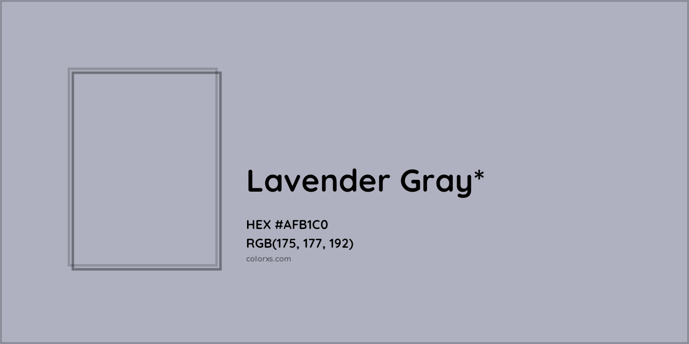 HEX #AFB1C0 Color Name, Color Code, Palettes, Similar Paints, Images