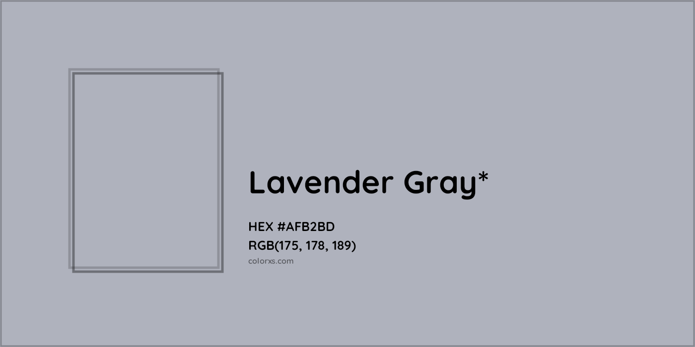HEX #AFB2BD Color Name, Color Code, Palettes, Similar Paints, Images