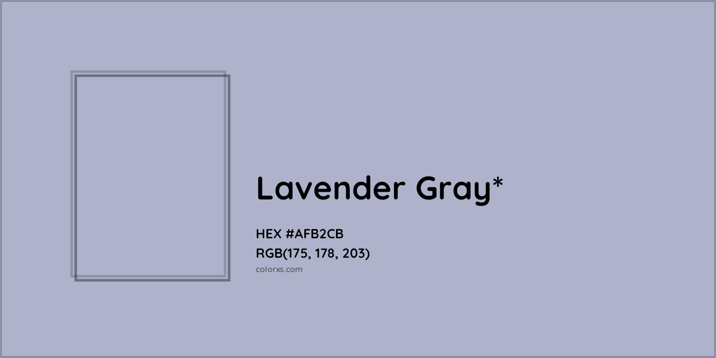HEX #AFB2CB Color Name, Color Code, Palettes, Similar Paints, Images