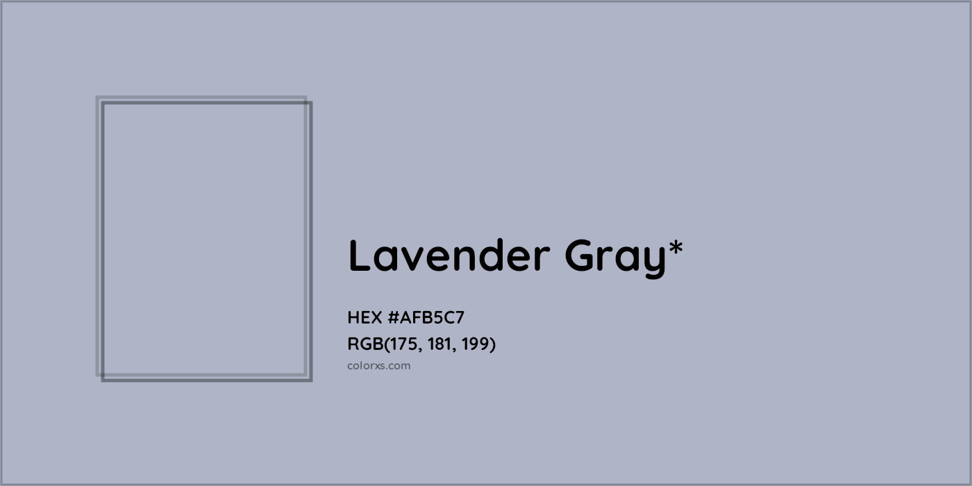 HEX #AFB5C7 Color Name, Color Code, Palettes, Similar Paints, Images