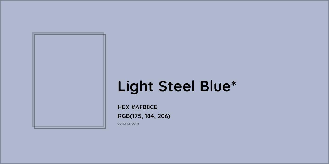 HEX #AFB8CE Color Name, Color Code, Palettes, Similar Paints, Images