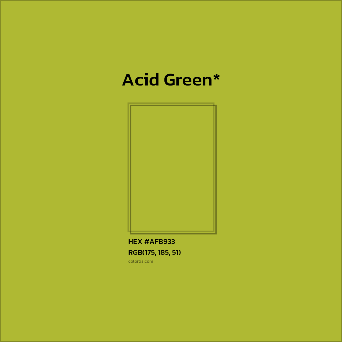 HEX #AFB933 Color Name, Color Code, Palettes, Similar Paints, Images