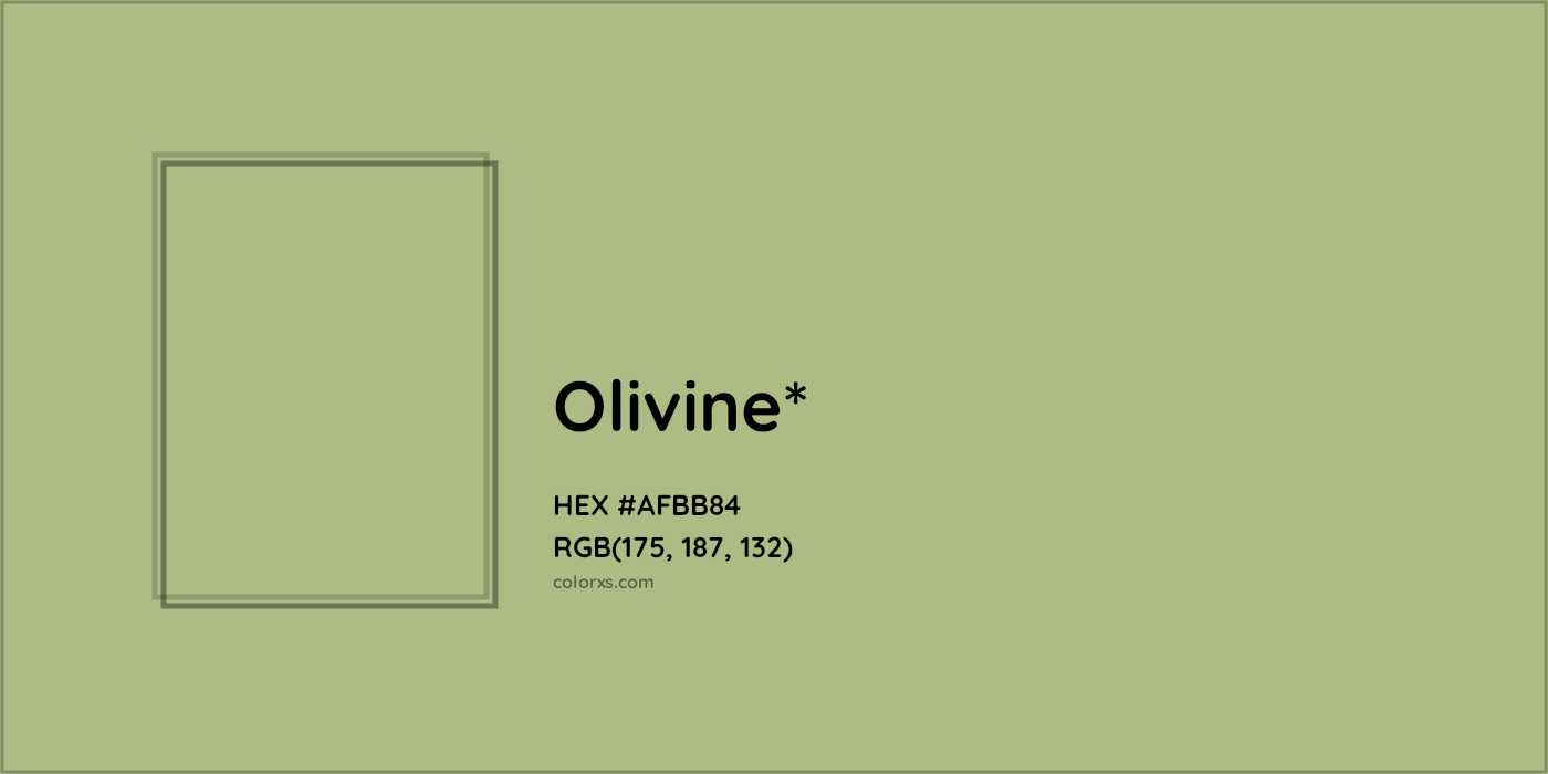 HEX #AFBB84 Color Name, Color Code, Palettes, Similar Paints, Images