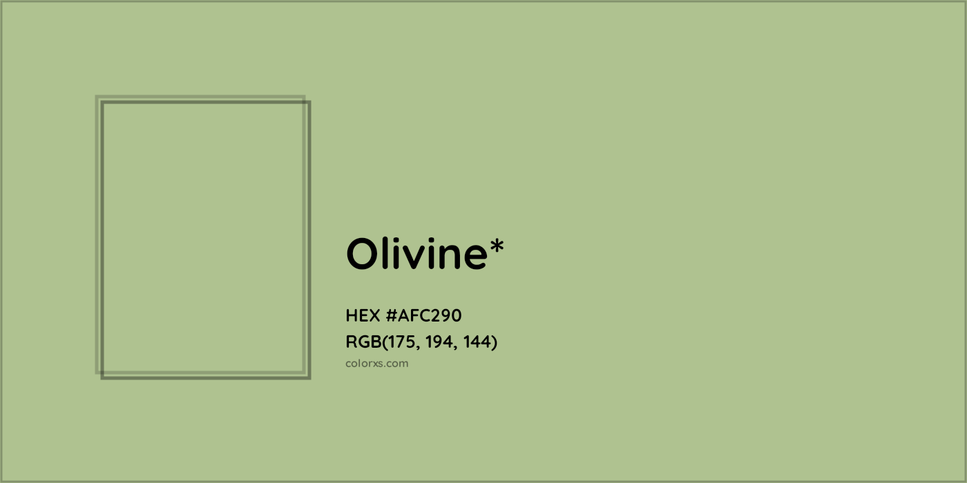 HEX #AFC290 Color Name, Color Code, Palettes, Similar Paints, Images