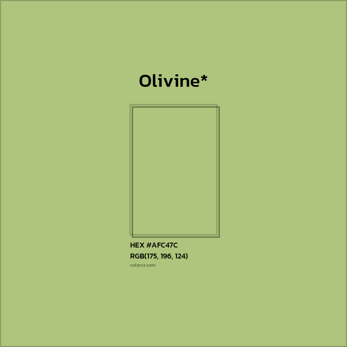 HEX #AFC47C Color Name, Color Code, Palettes, Similar Paints, Images