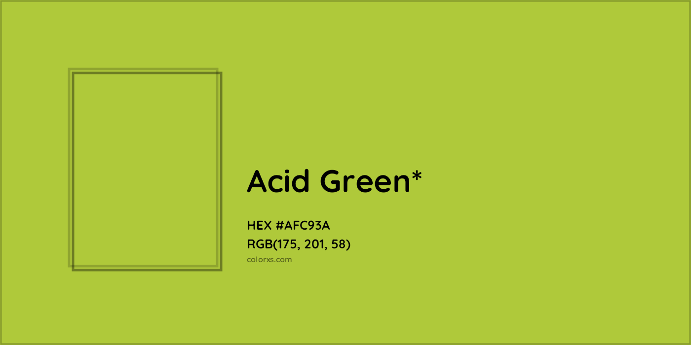 HEX #AFC93A Color Name, Color Code, Palettes, Similar Paints, Images