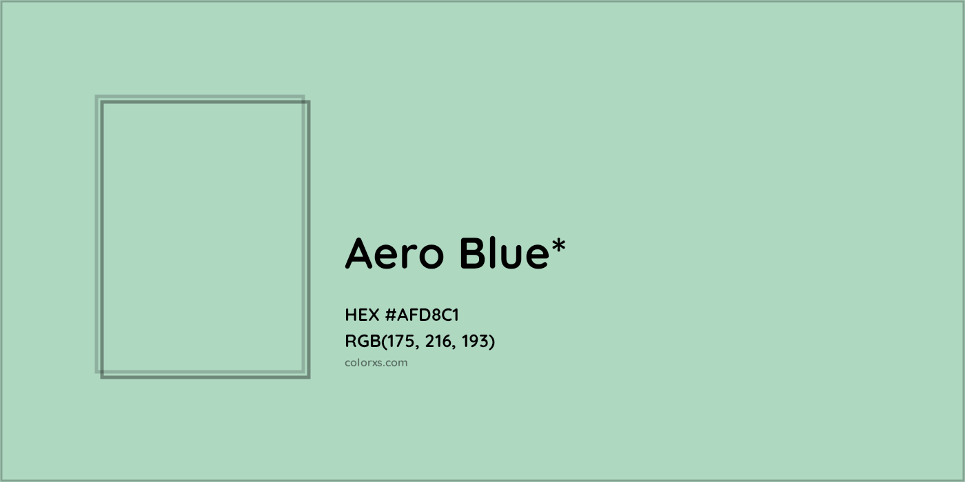HEX #AFD8C1 Color Name, Color Code, Palettes, Similar Paints, Images