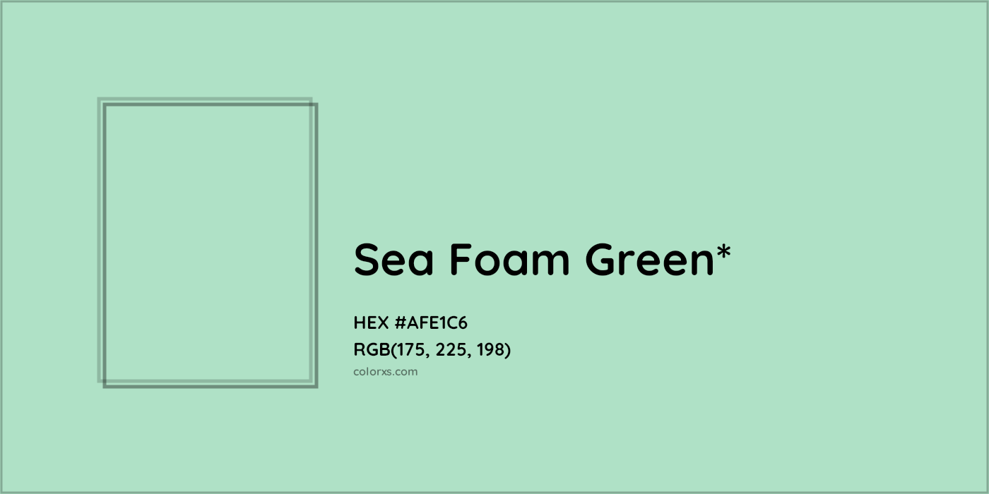 HEX #AFE1C6 Color Name, Color Code, Palettes, Similar Paints, Images