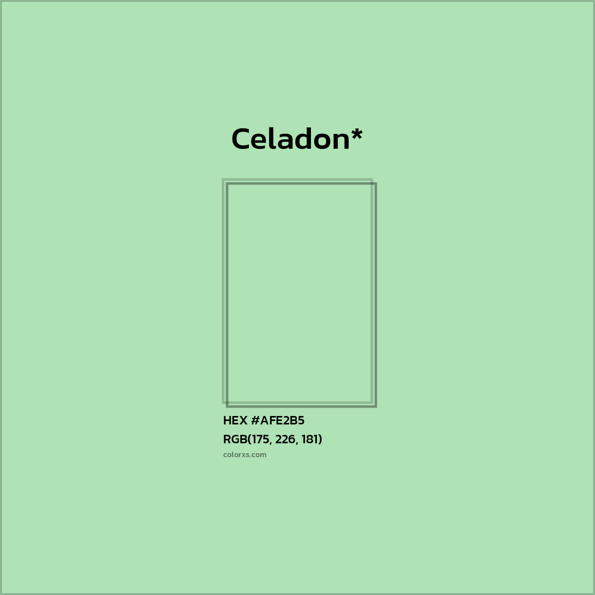 HEX #AFE2B5 Color Name, Color Code, Palettes, Similar Paints, Images