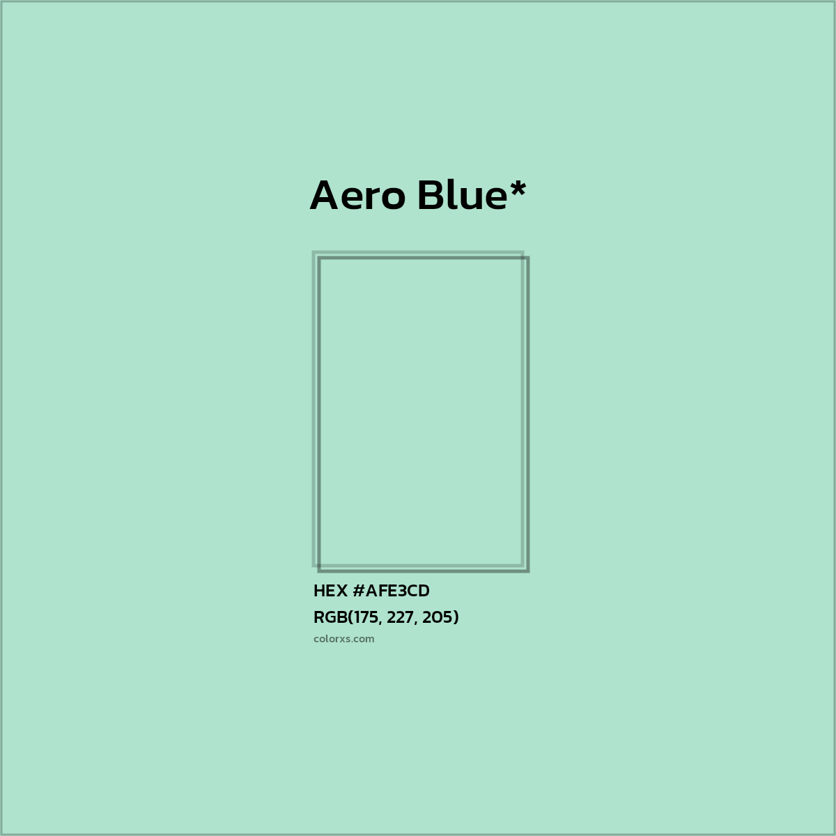 HEX #AFE3CD Color Name, Color Code, Palettes, Similar Paints, Images