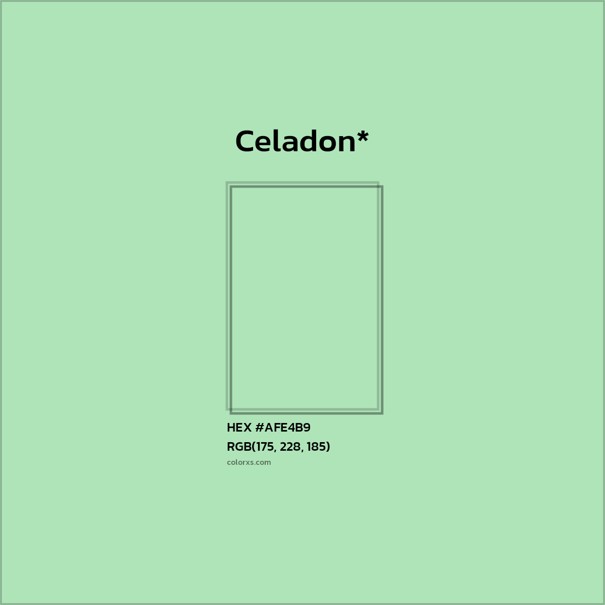 HEX #AFE4B9 Color Name, Color Code, Palettes, Similar Paints, Images