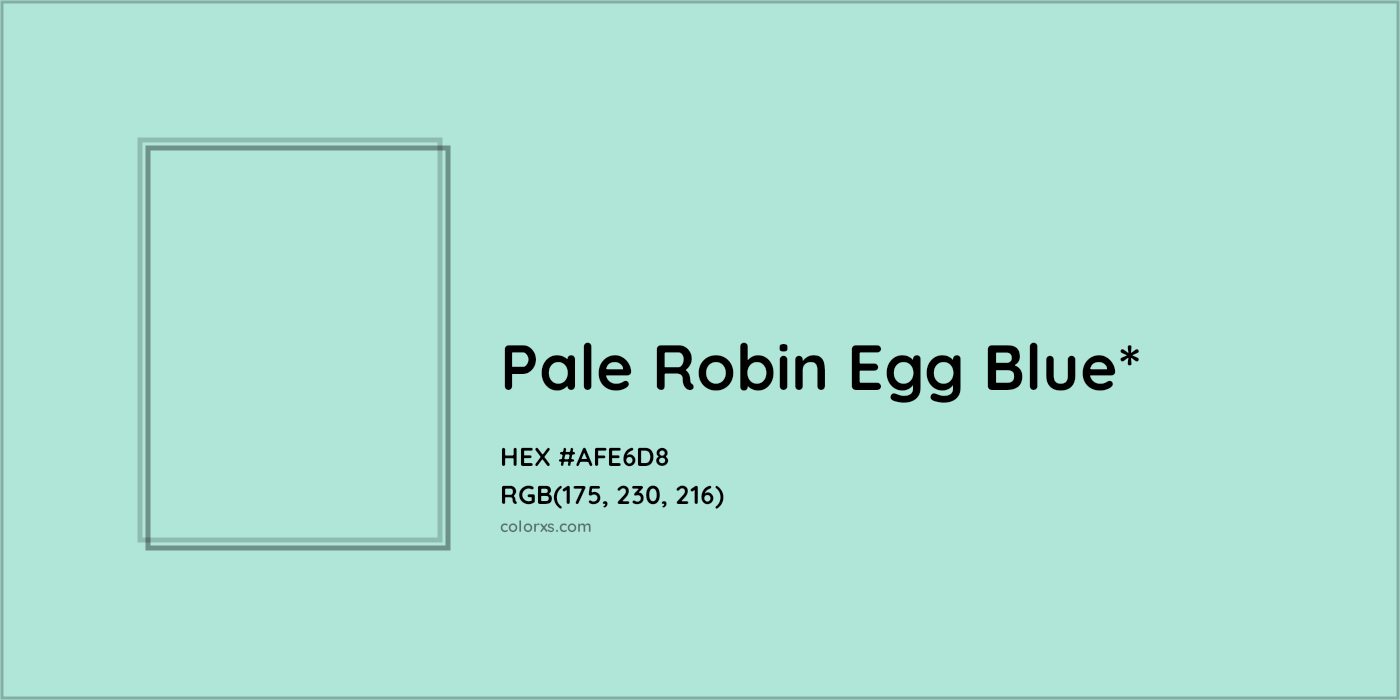 HEX #AFE6D8 Color Name, Color Code, Palettes, Similar Paints, Images