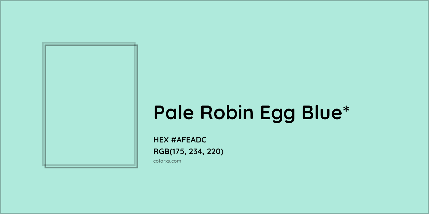 HEX #AFEADC Color Name, Color Code, Palettes, Similar Paints, Images