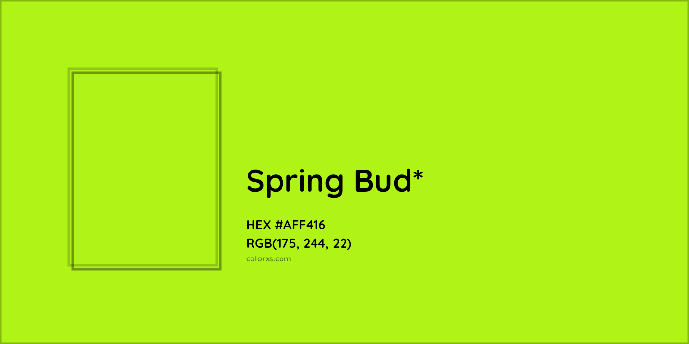 HEX #AFF416 Color Name, Color Code, Palettes, Similar Paints, Images