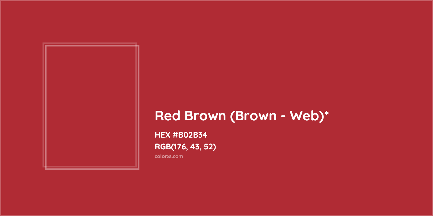 HEX #B02B34 Color Name, Color Code, Palettes, Similar Paints, Images