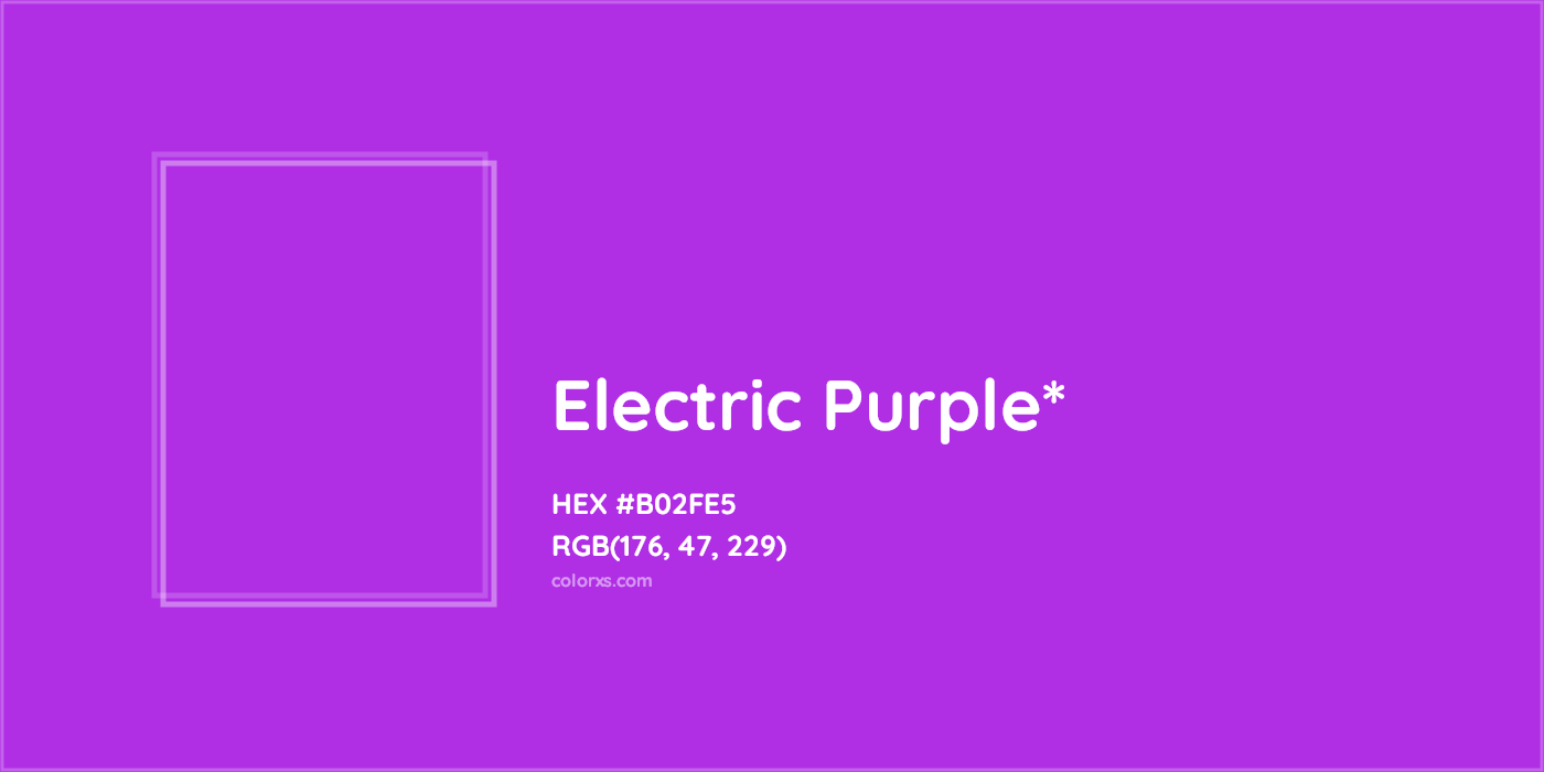 HEX #B02FE5 Color Name, Color Code, Palettes, Similar Paints, Images