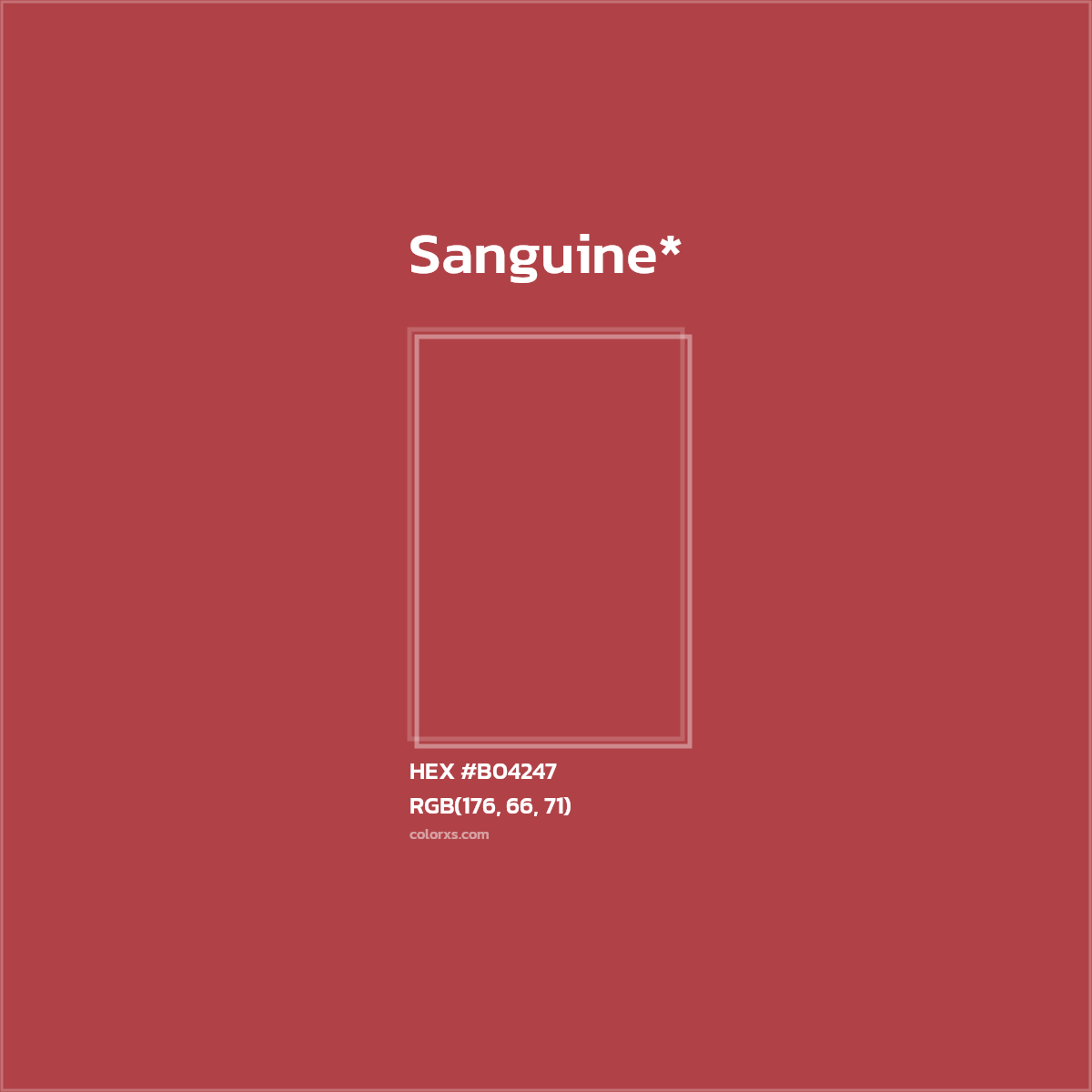 HEX #B04247 Color Name, Color Code, Palettes, Similar Paints, Images