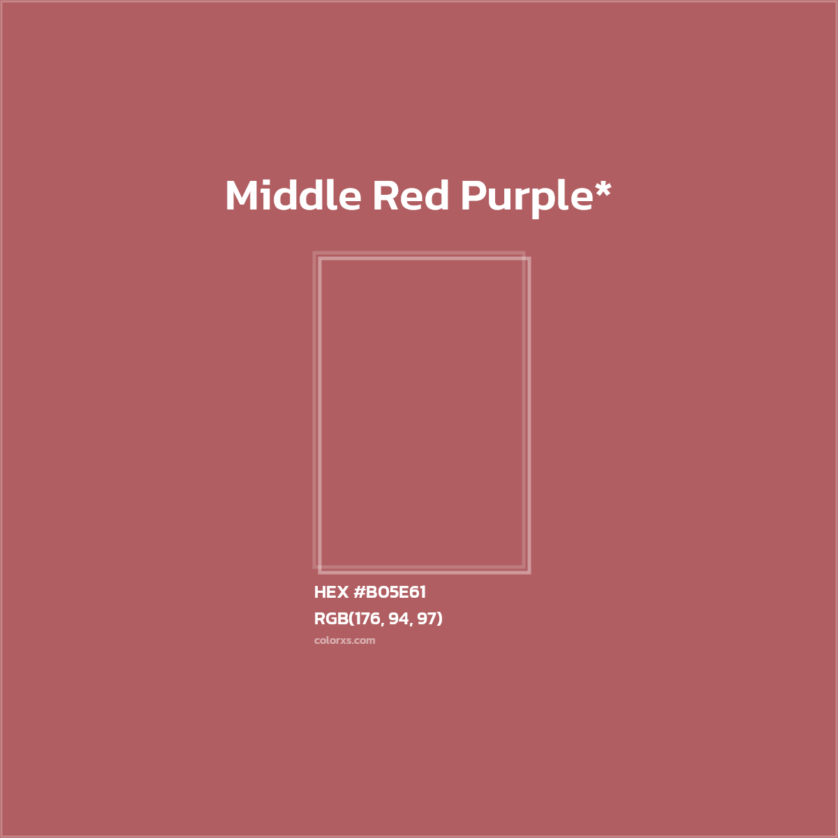 HEX #B05E61 Color Name, Color Code, Palettes, Similar Paints, Images