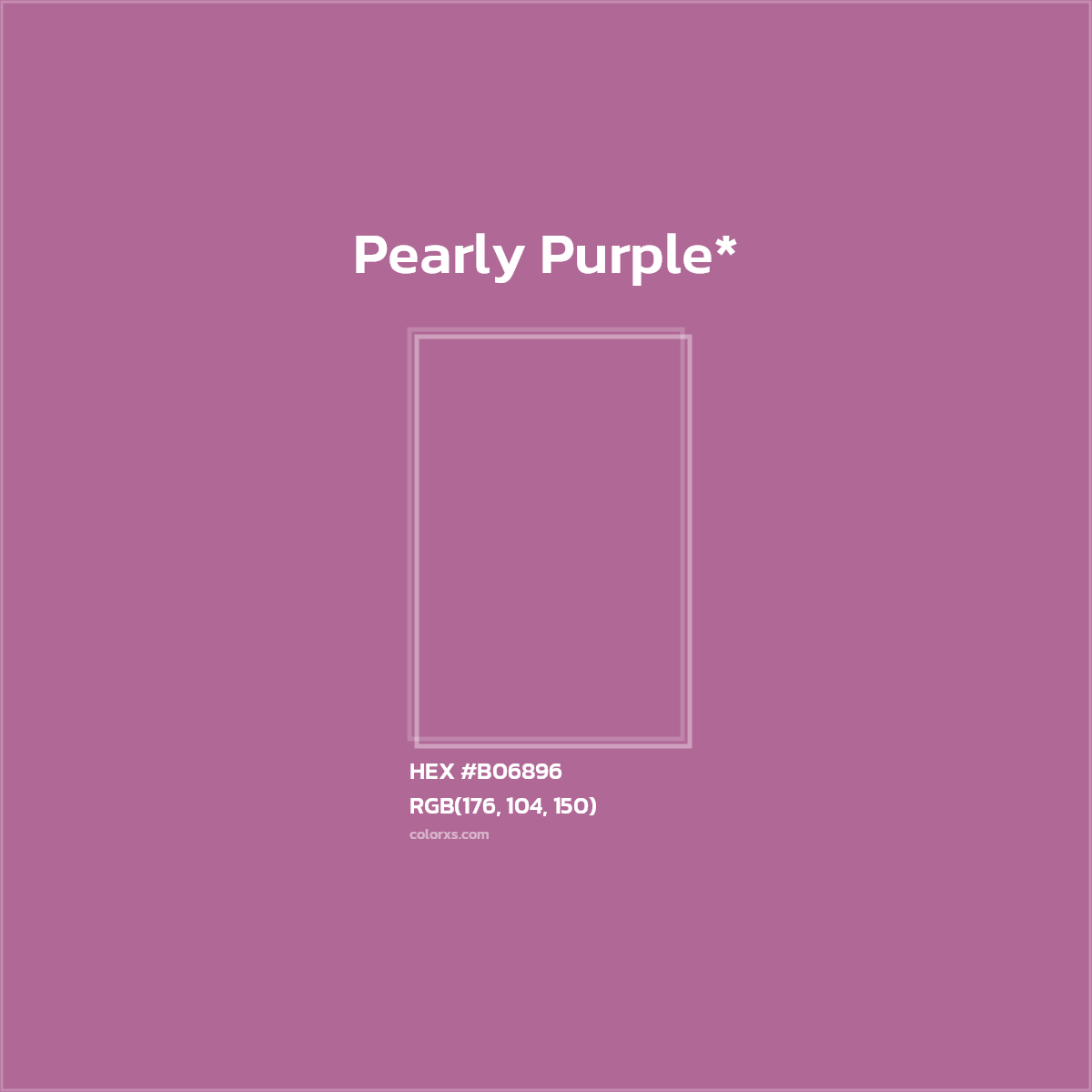 HEX #B06896 Color Name, Color Code, Palettes, Similar Paints, Images