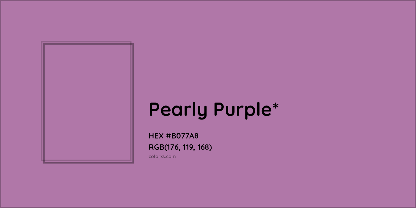 HEX #B077A8 Color Name, Color Code, Palettes, Similar Paints, Images