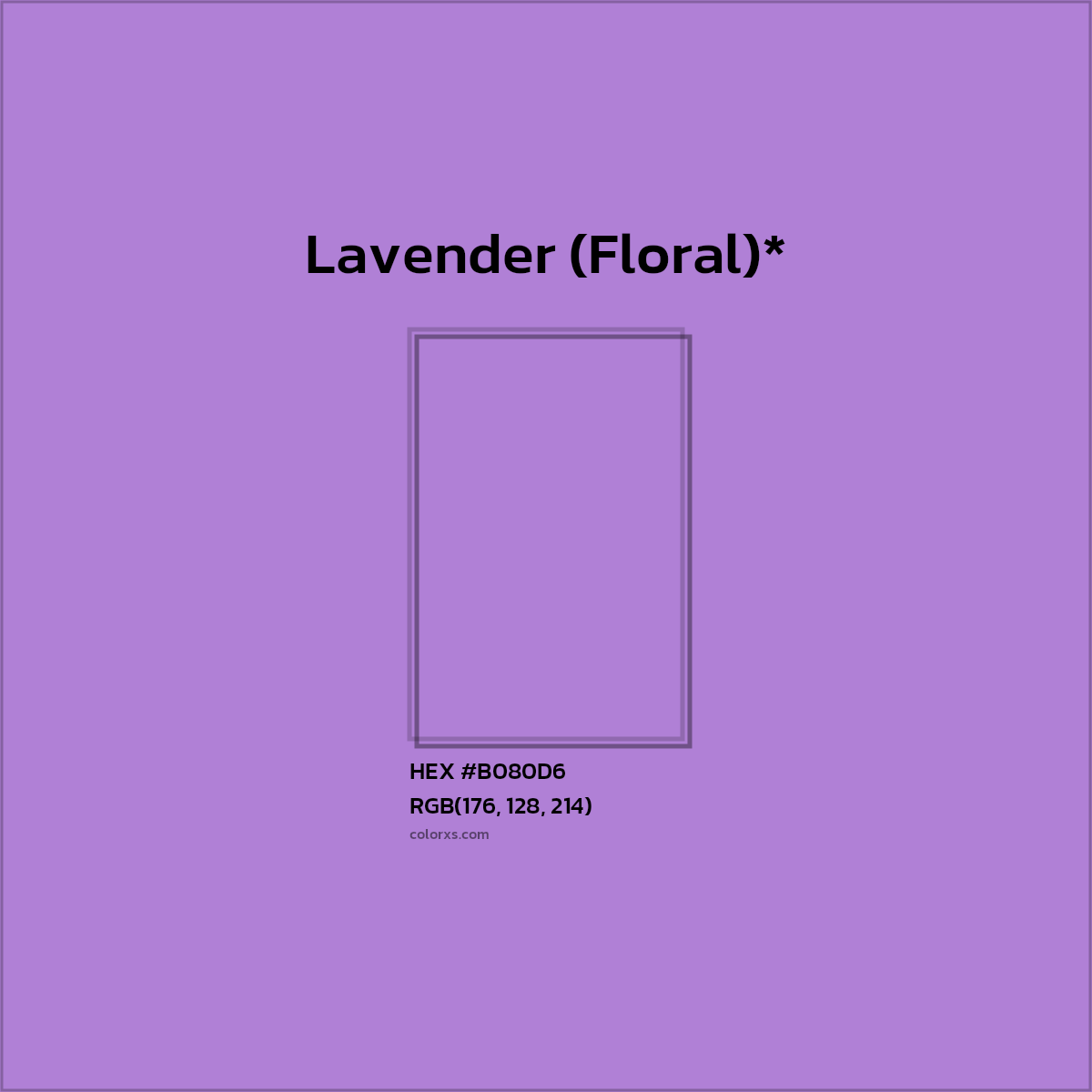 HEX #B080D6 Color Name, Color Code, Palettes, Similar Paints, Images