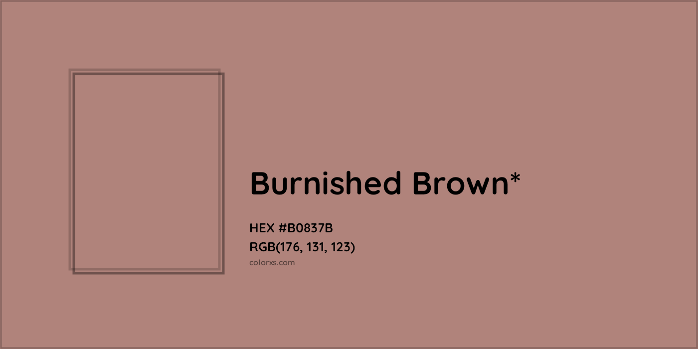 HEX #B0837B Color Name, Color Code, Palettes, Similar Paints, Images
