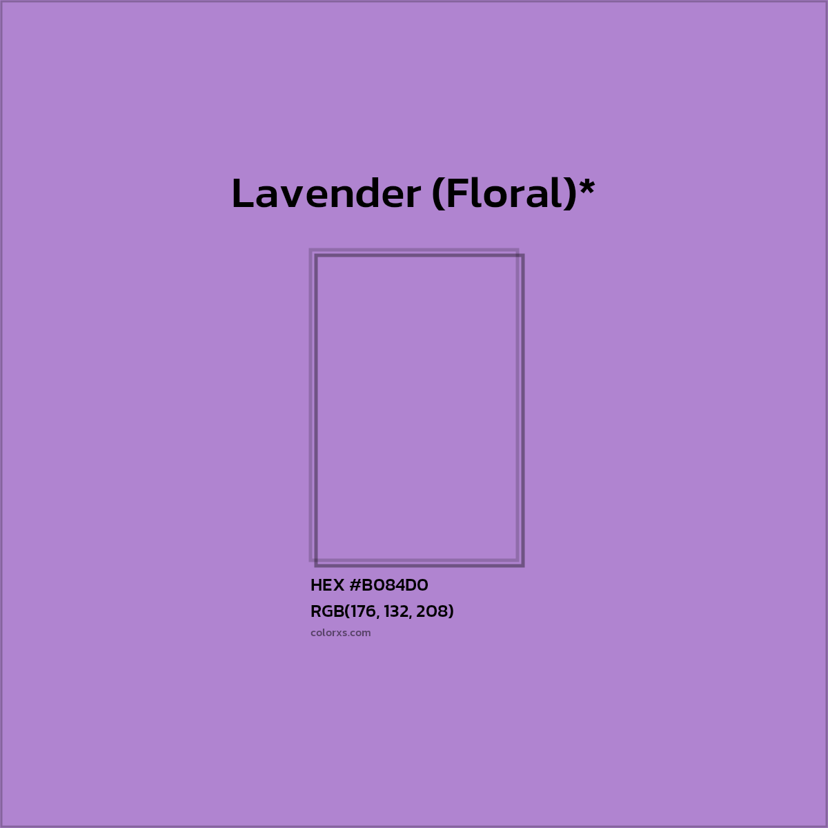 HEX #B084D0 Color Name, Color Code, Palettes, Similar Paints, Images