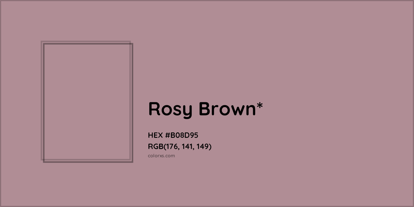 HEX #B08D95 Color Name, Color Code, Palettes, Similar Paints, Images
