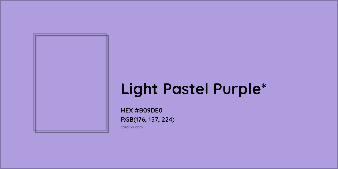 HEX #B09DE0 Color Name, Color Code, Palettes, Similar Paints, Images