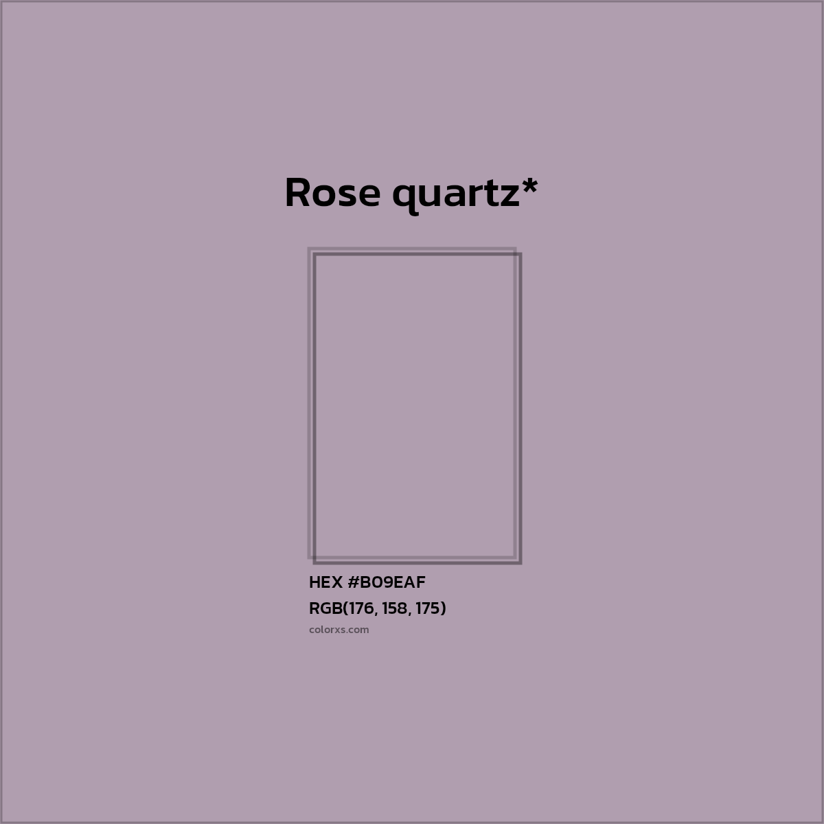 HEX #B09EAF Color Name, Color Code, Palettes, Similar Paints, Images