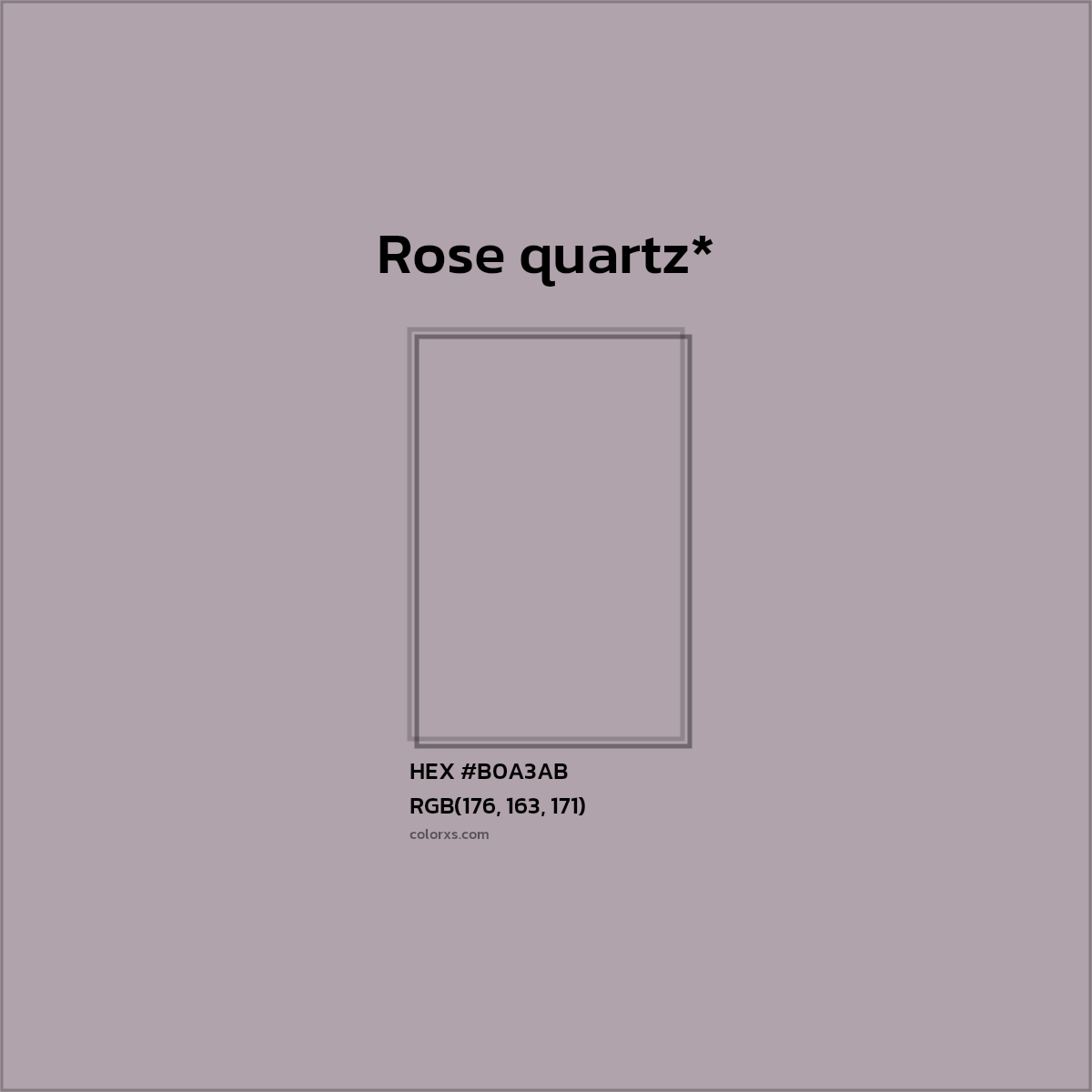 HEX #B0A3AB Color Name, Color Code, Palettes, Similar Paints, Images