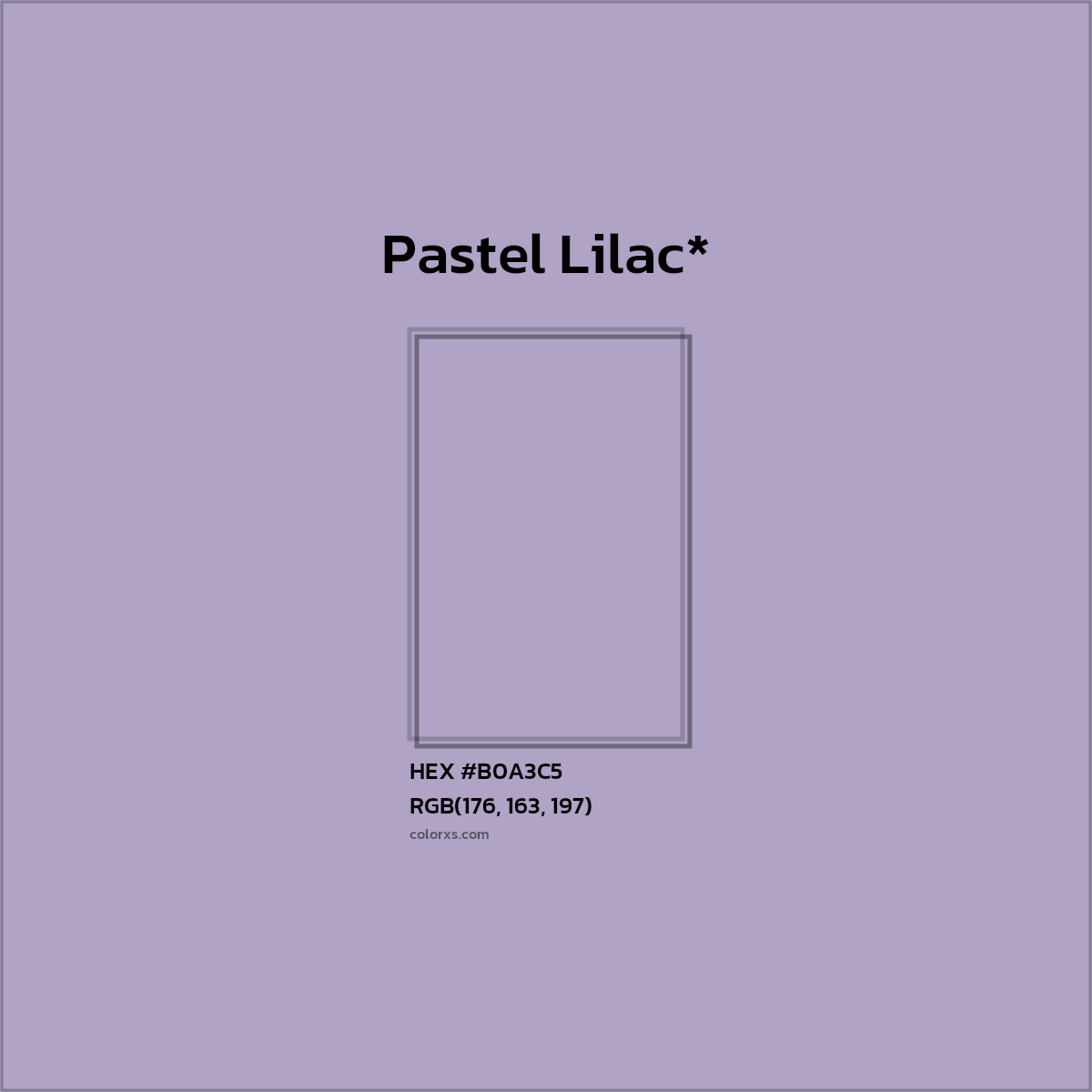 HEX #B0A3C5 Color Name, Color Code, Palettes, Similar Paints, Images