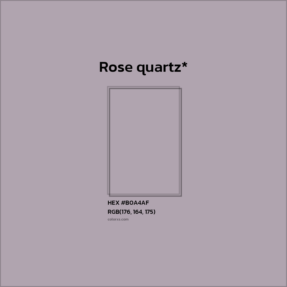 HEX #B0A4AF Color Name, Color Code, Palettes, Similar Paints, Images