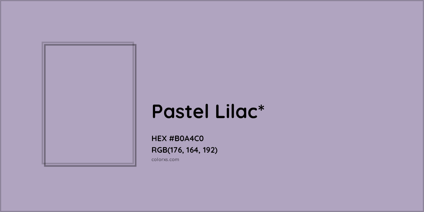HEX #B0A4C0 Color Name, Color Code, Palettes, Similar Paints, Images