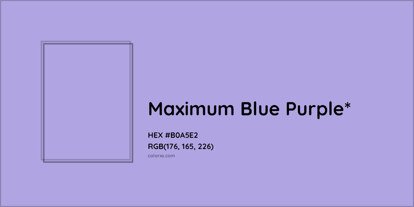 HEX #B0A5E2 Color Name, Color Code, Palettes, Similar Paints, Images