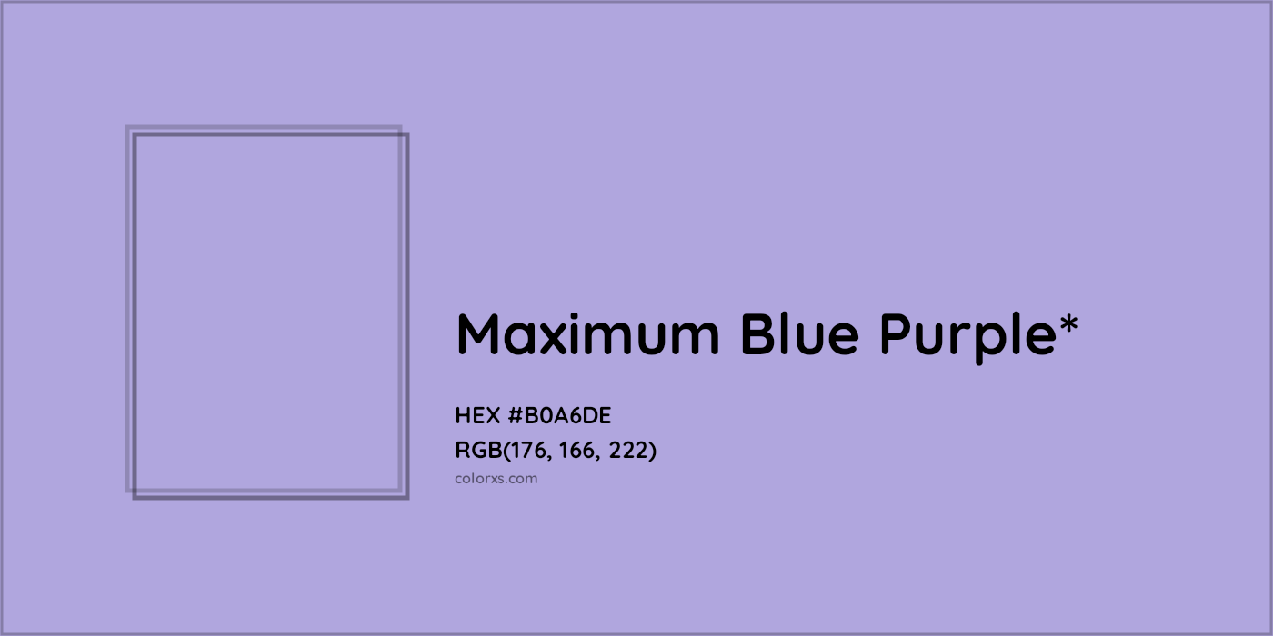 HEX #B0A6DE Color Name, Color Code, Palettes, Similar Paints, Images