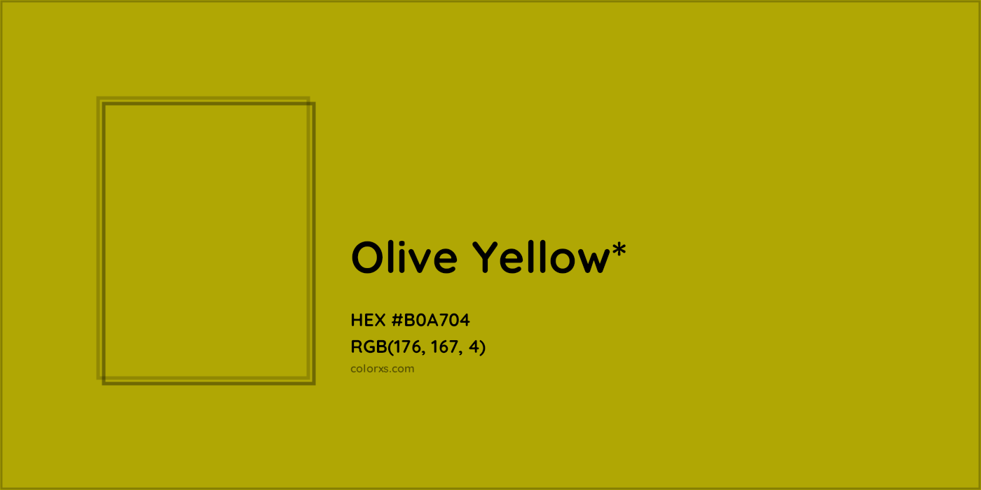 HEX #B0A704 Color Name, Color Code, Palettes, Similar Paints, Images