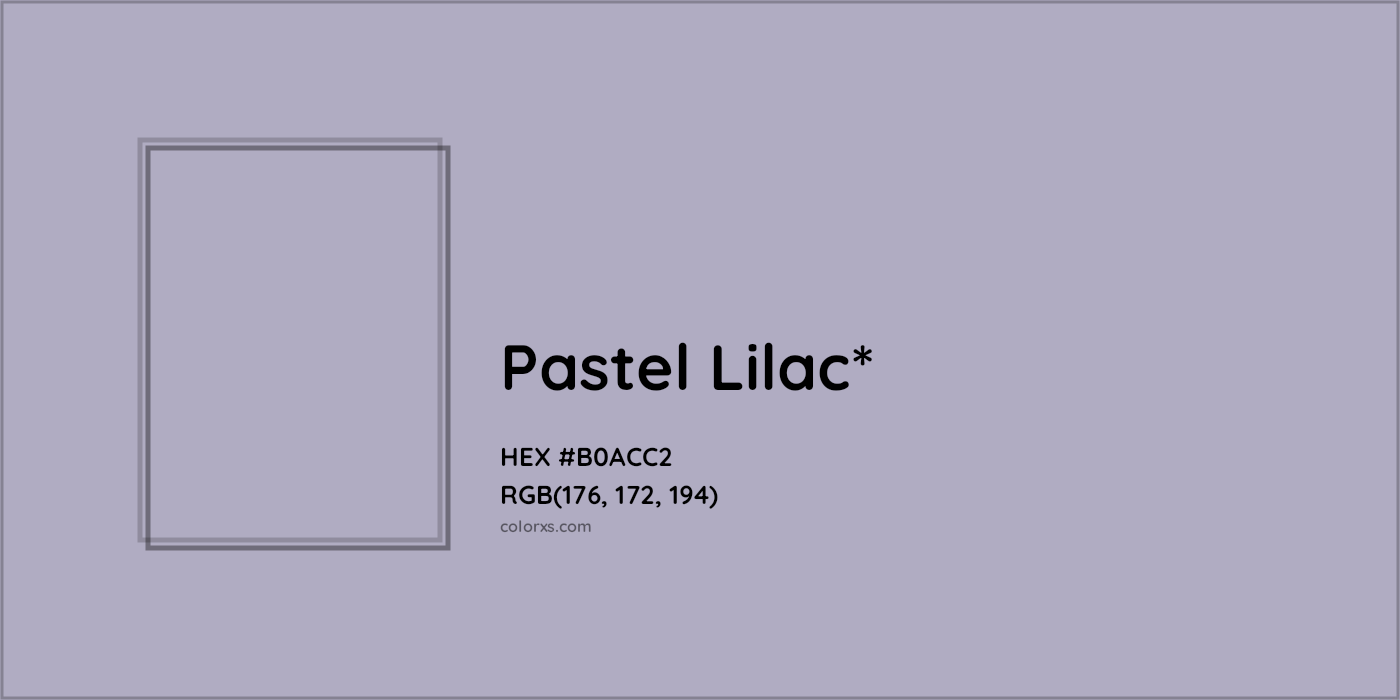 HEX #B0ACC2 Color Name, Color Code, Palettes, Similar Paints, Images