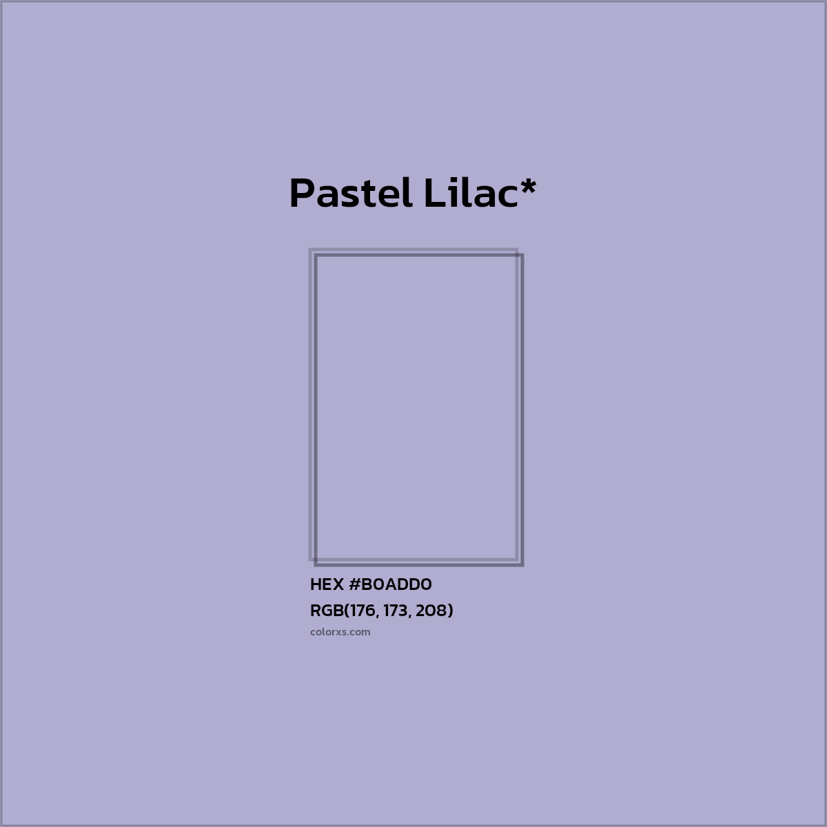 HEX #B0ADD0 Color Name, Color Code, Palettes, Similar Paints, Images