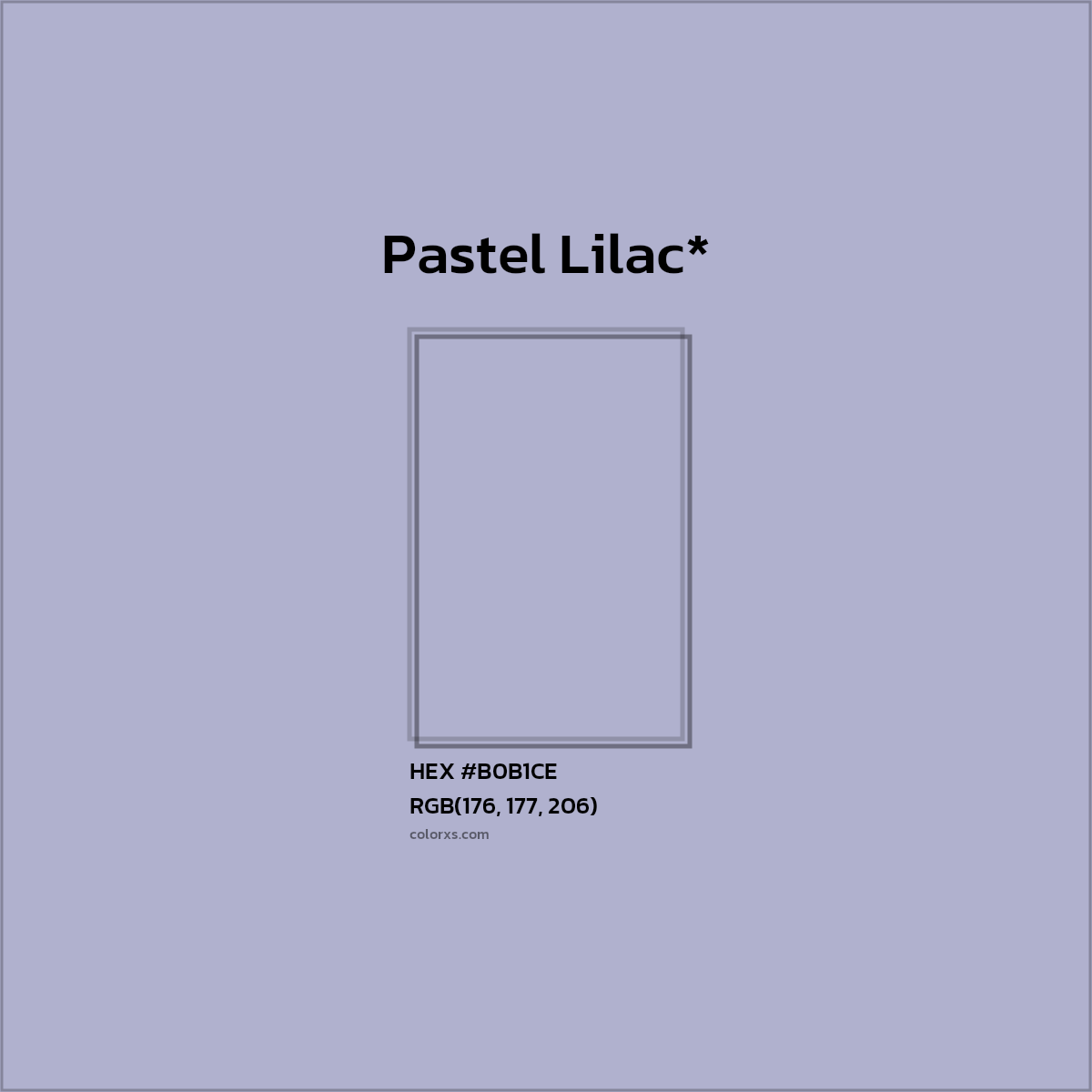 HEX #B0B1CE Color Name, Color Code, Palettes, Similar Paints, Images