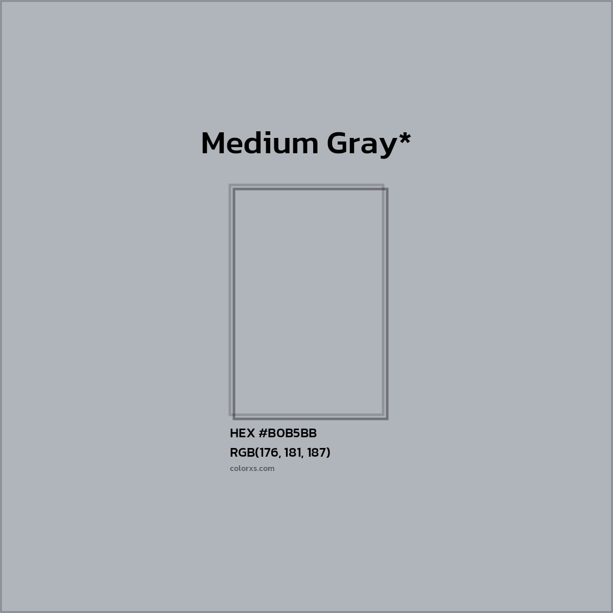 HEX #B0B5BB Color Name, Color Code, Palettes, Similar Paints, Images