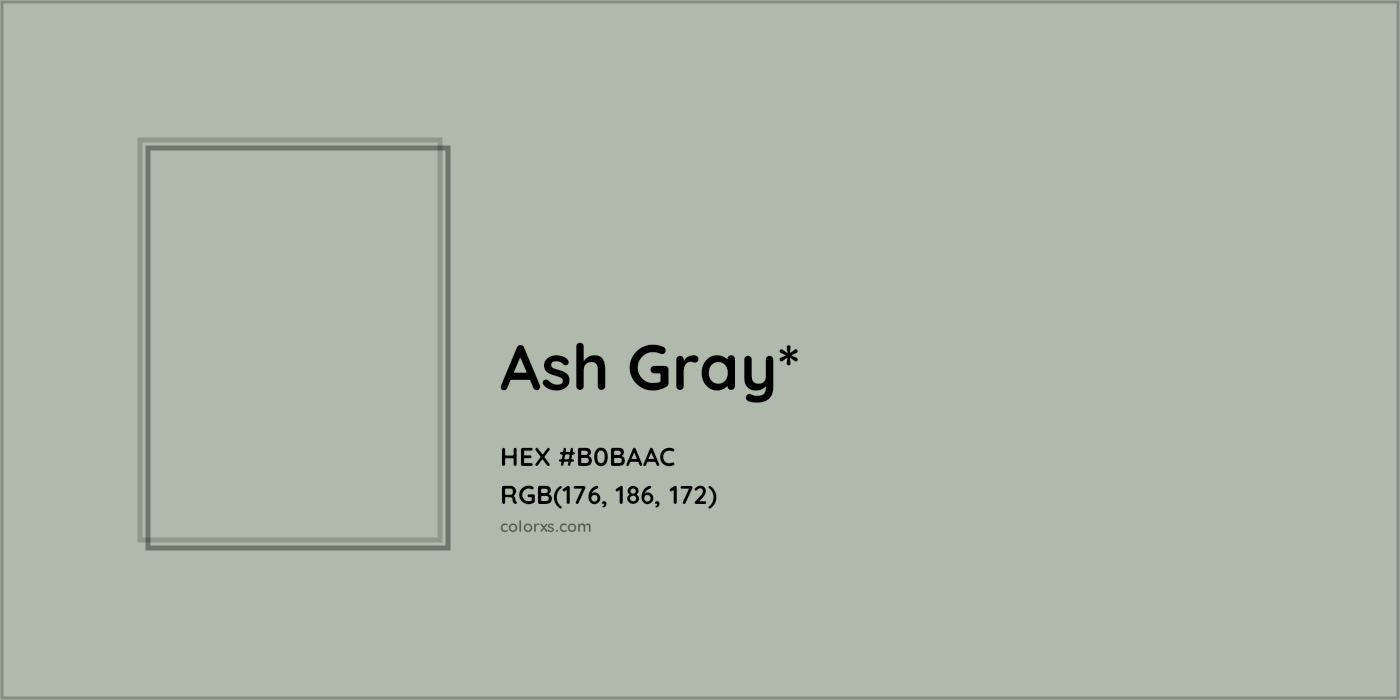 HEX #B0BAAC Color Name, Color Code, Palettes, Similar Paints, Images