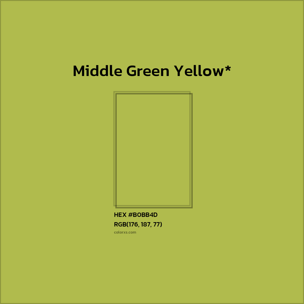 HEX #B0BB4D Color Name, Color Code, Palettes, Similar Paints, Images