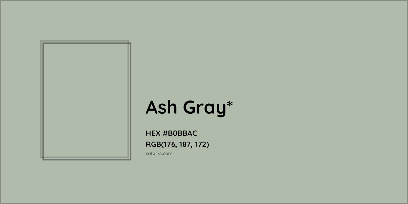 HEX #B0BBAC Color Name, Color Code, Palettes, Similar Paints, Images