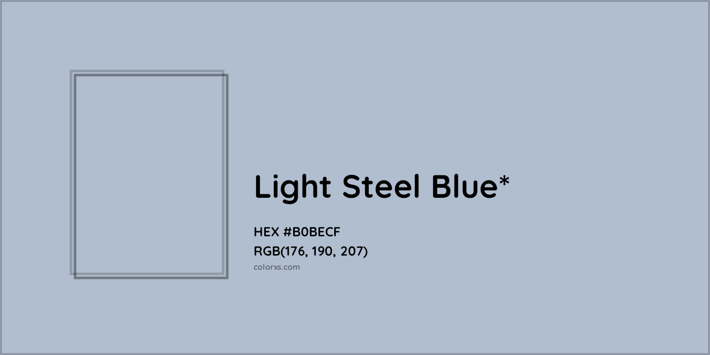 HEX #B0BECF Color Name, Color Code, Palettes, Similar Paints, Images