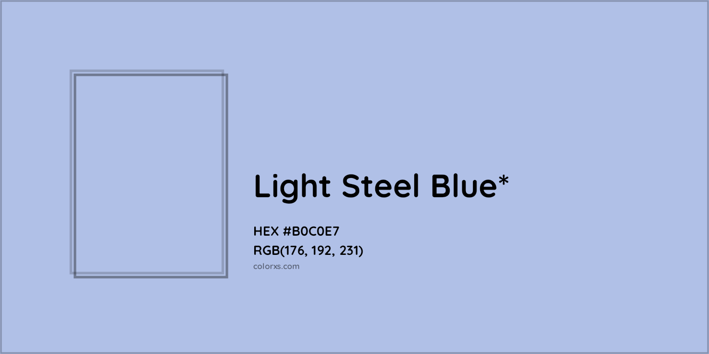 HEX #B0C0E7 Color Name, Color Code, Palettes, Similar Paints, Images