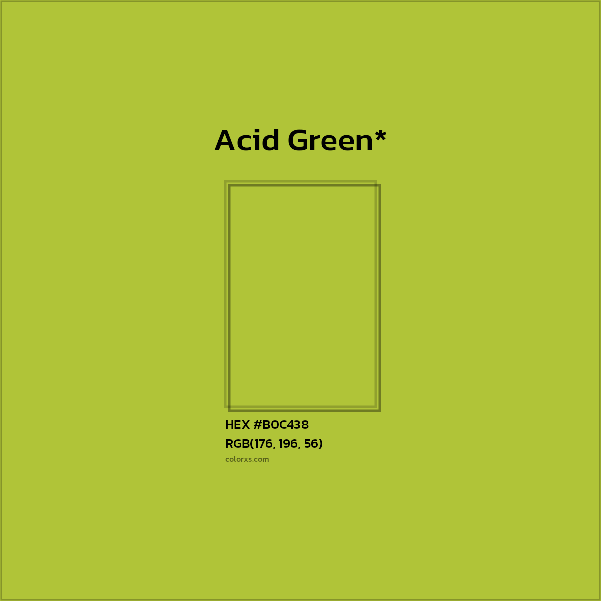 HEX #B0C438 Color Name, Color Code, Palettes, Similar Paints, Images