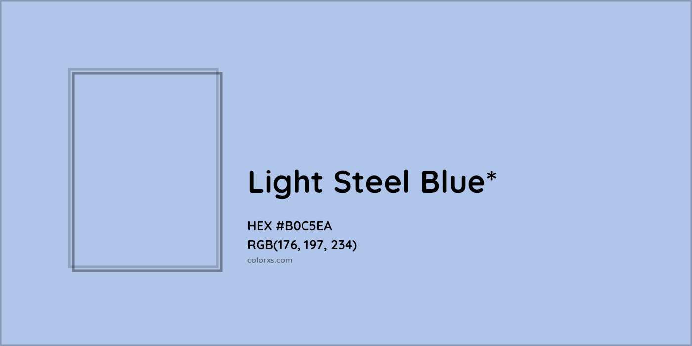 HEX #B0C5EA Color Name, Color Code, Palettes, Similar Paints, Images