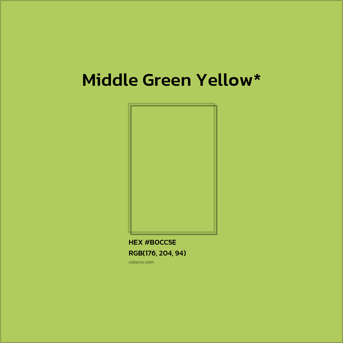 HEX #B0CC5E Color Name, Color Code, Palettes, Similar Paints, Images