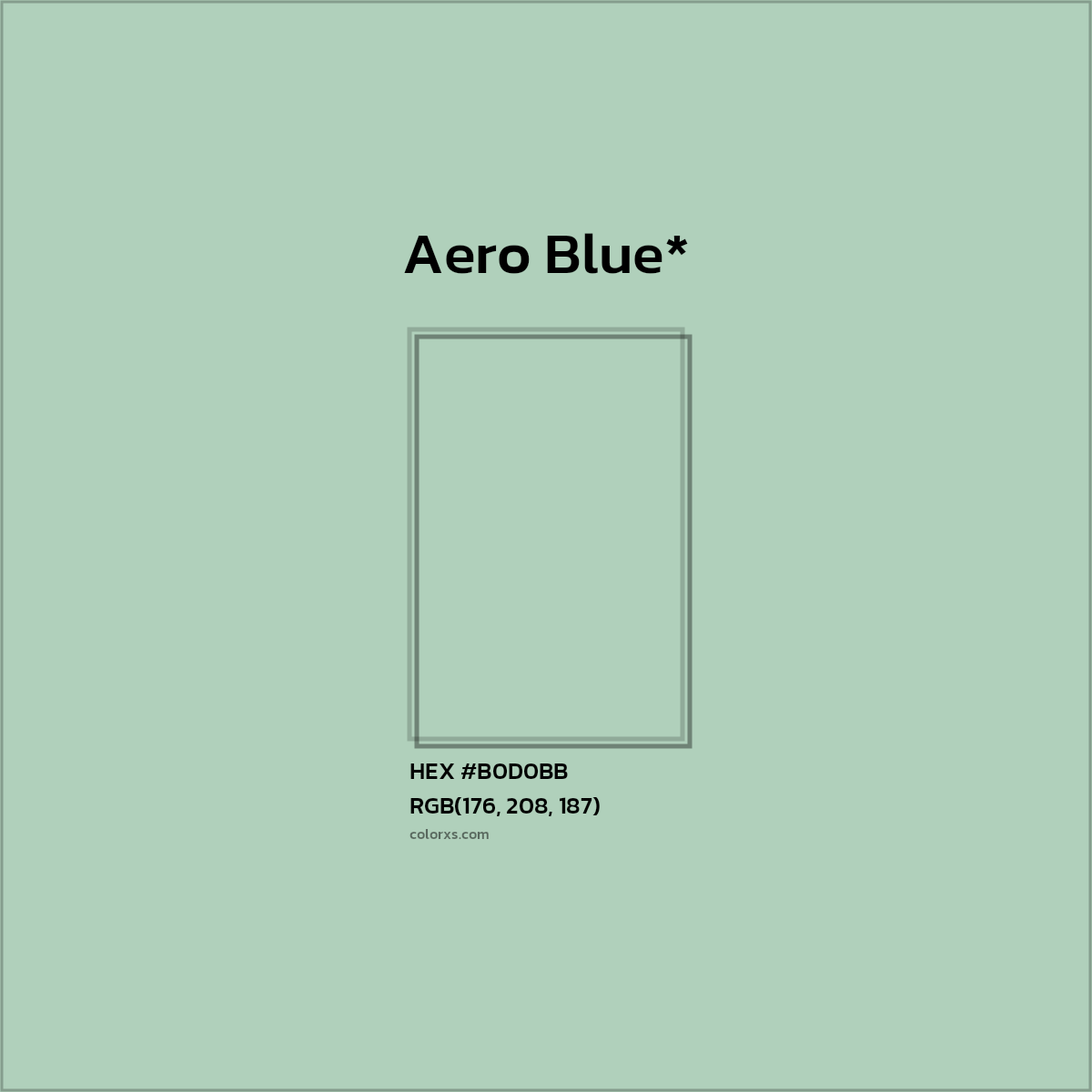 HEX #B0D0BB Color Name, Color Code, Palettes, Similar Paints, Images